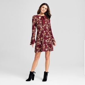 Xhilaration burgundy dress